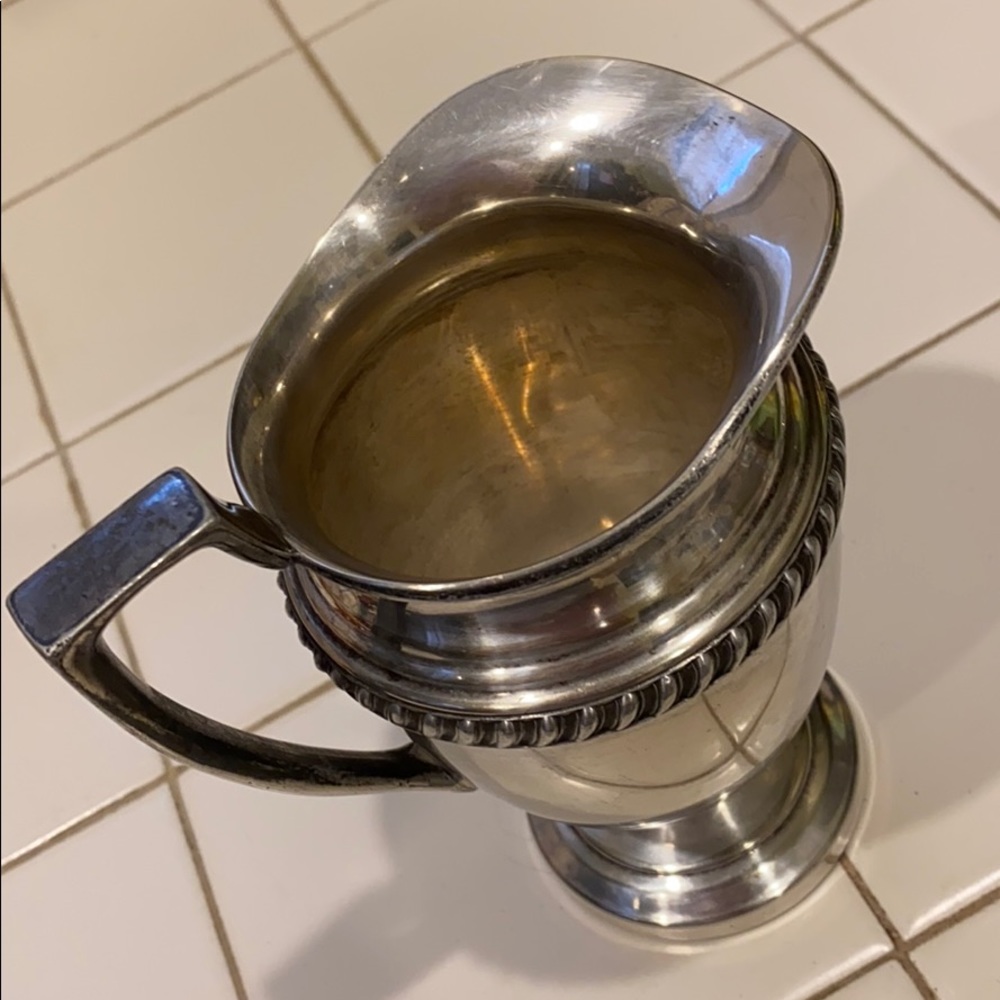 ! Silver Plated Creamer Crescent Silver Company